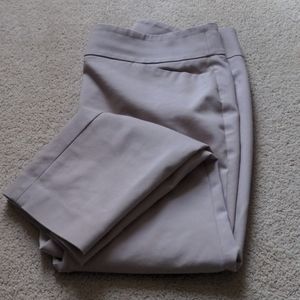 Loft Julie Straight Dress Pants size 12 tan
